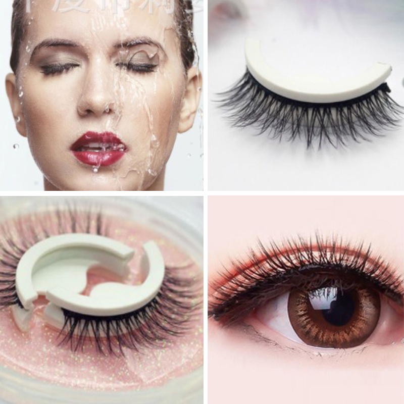 [Hàng mới về] Lông mi giả 3D dài dày trang điểm tái sử dụng được cho nữ