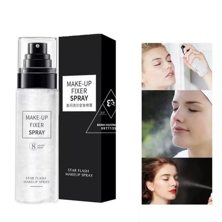 Xịt khoá nền Make-Up Fixer Spray  giữ lớp trang điểm , kiểm soát dầu , không gây bết dính | BigBuy360 - bigbuy360.vn