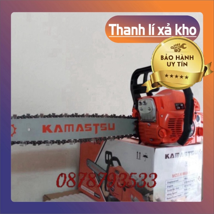 SIÊU RẺ - Siêu khoẻ🔔 máy cưa xích chạy xăng KAMASTSU-6800🔔Chính hãng.
