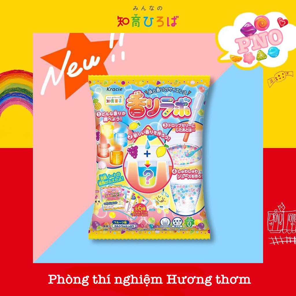 Popin Phòng thí nghiệm HƯƠNG THƠM - Đồ chơi ăn được