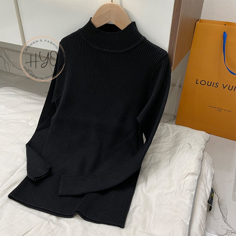 Áo Len Nữ cổ cao 3 phân len lông cừu dày giữ nhiệt Quảng Châu ATD-1 | BigBuy360 - bigbuy360.vn