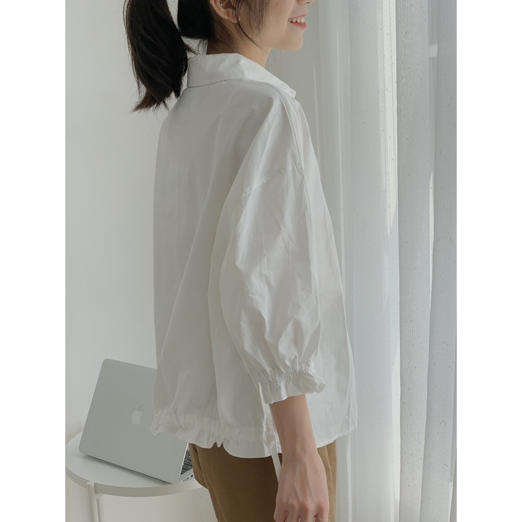 Áo sm rút dây gấu áo SA380 1994closet | BigBuy360 - bigbuy360.vn