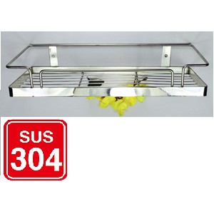 Kệ gia vị 1 tầng inox 304, kệ xà bông inox304, kệ giầu gội inox304, bảo hành 36 tháng