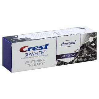 Kem Đánh Răng Crest 3D white whitening therapy charcoal deep clean - 116g Date 2022