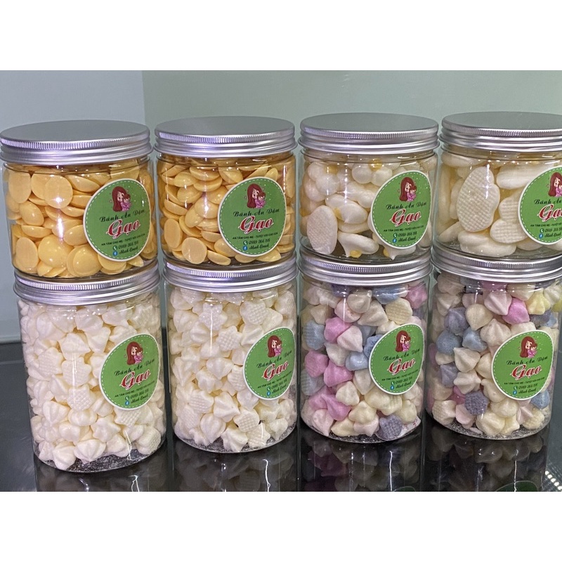 BÁNH ĂN DẶM handmade thành phần hữu cơ, an toàn cho bé ❤️ (hũ dùng thử 500ml)