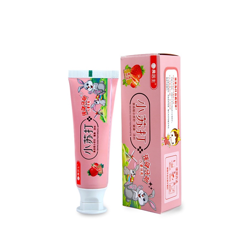 Kem Đánh Răng soda Dâu Tây Không Chứa Hương Vị Vị Dâu Cho Trẻ Em Có Thể ÉP Thụ Động