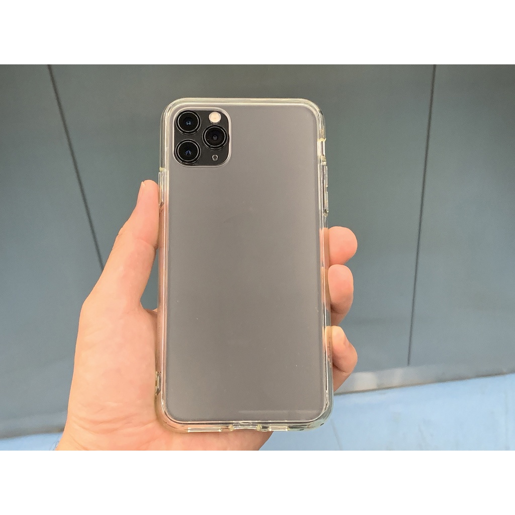 Ốp Lưng chống shock Spigen Quartz Hybrid (Fit) cho iPhone 11/11 Pro/11 Pro Max (trong suốt)