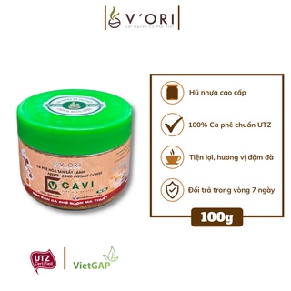 [Phù Hợp Gu Đậm Người Việt-Tiện Lợi] 100G Cà Phê Hòa Tan sấy Lạnh