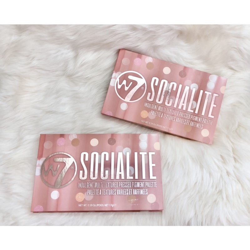 Bảng phấn mắt W7 SOCIALITE Palette 18 ô tone mới [HOẢ TỐC HCM]