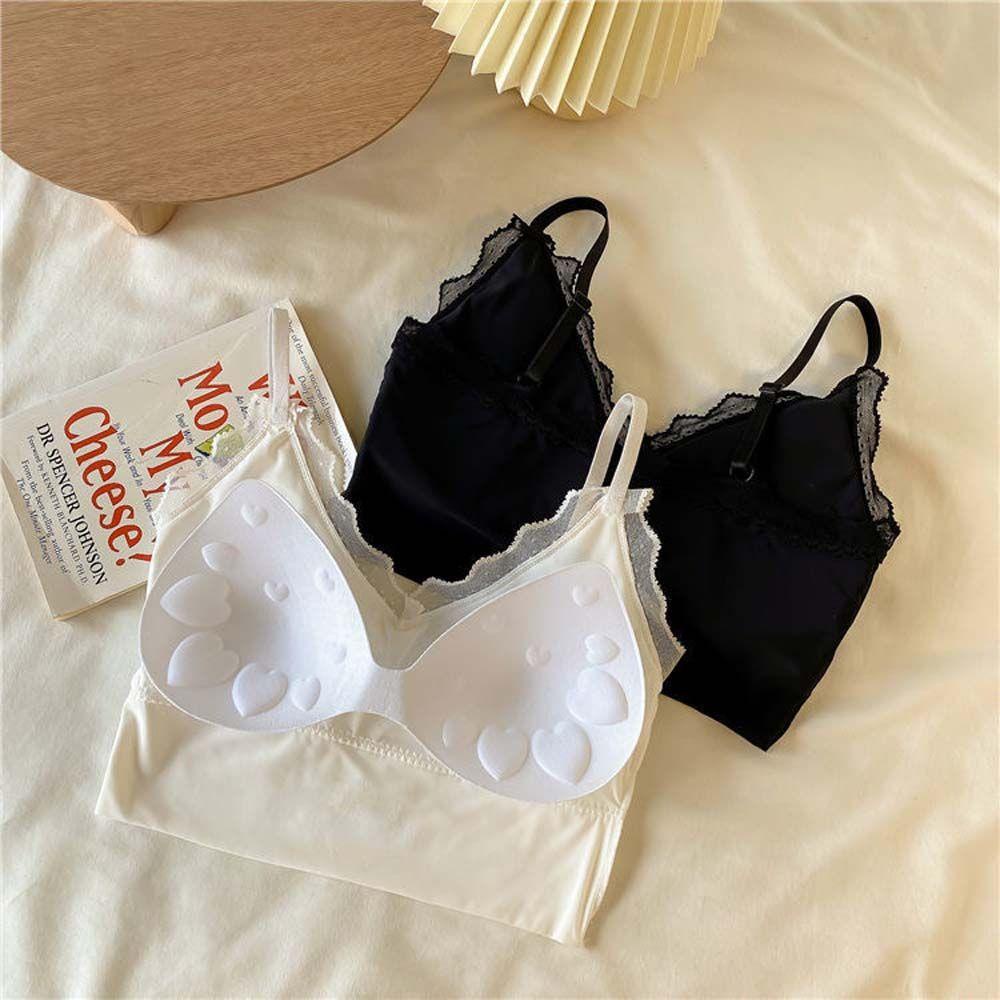 OCEANMAP Áo Lót Lụa Mát Màu Trơn Dáng Ôm Thoáng Khí Thời Trang Cho Nữ