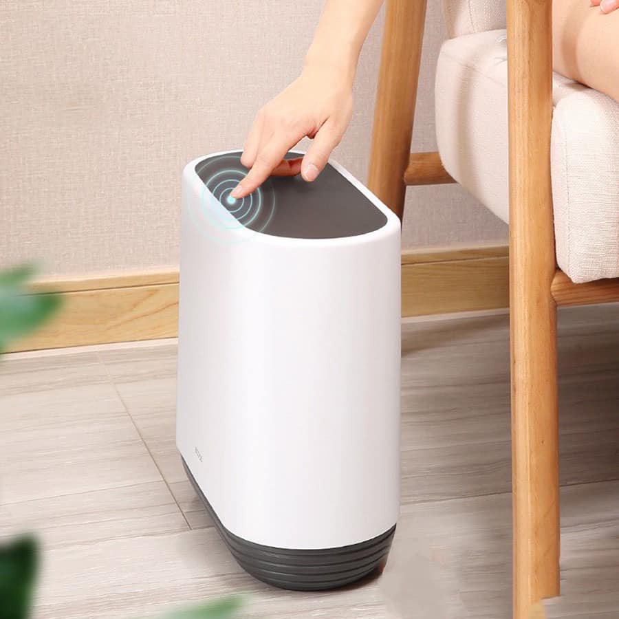 THÙNG ĐỰNG RÁC HIỆN ĐẠI ECOCO 10 LÍT THIẾT KẾ NẮP KÍN GIỮ MÙI