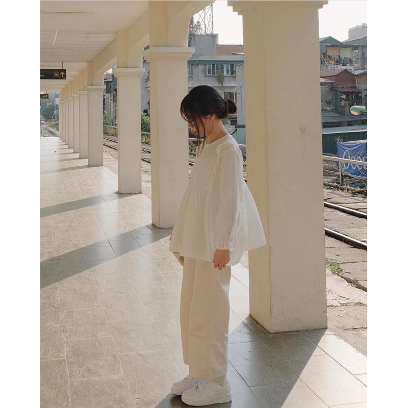 quần thô 1 khuy