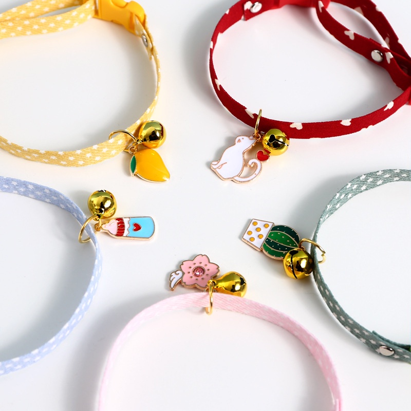Vòng Cổ Nylon Hình Trái Bơ Màu Sắc Ngọt Ngào Có Thể Điều Chỉnh Được Cho Thú Cưng 27