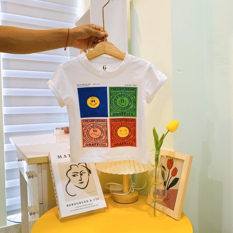 Áo bé trai áo cộc tay áo phông cho bé thun cotton 4 chiều loại 1 vải đẹp mịn co giãn 12-38kg