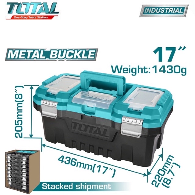 Thùng đựng đồ nghề 17 inch TOTAL TPBX0172