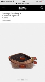 🆘RẺ VÔ ĐỊCH🆘Túi Coach Messenger in canvas