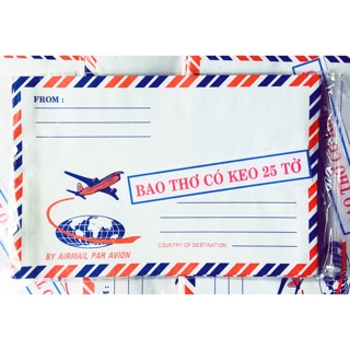 Bao thư sọc có keo - 25 cái