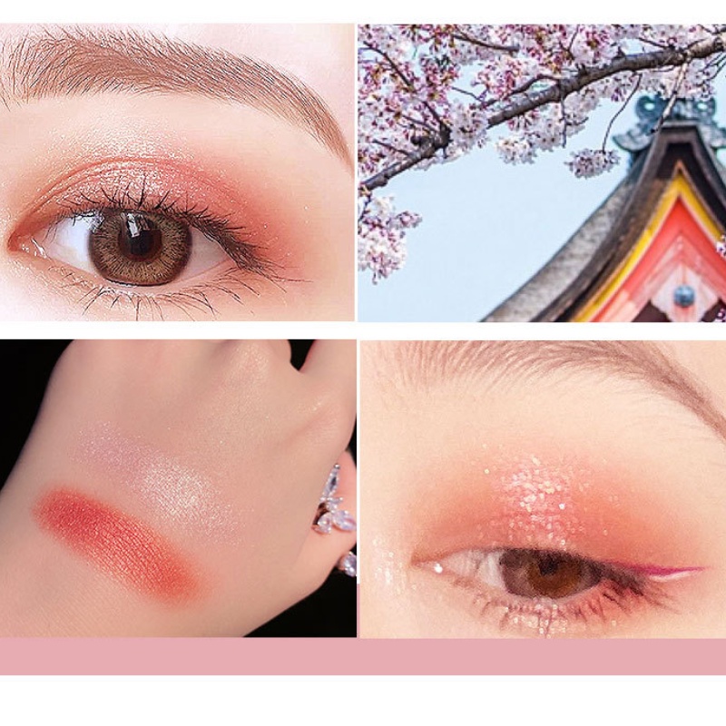 [Hàng mới về] Bảng phấn mắt hai tông màu ánh nhũ lấp lánh