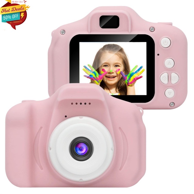 Máy Quay Phim Kỹ Thuật Số Hd Thông Minh Màn Hình Hd Sạc Được Dành Cho Trẻ Em