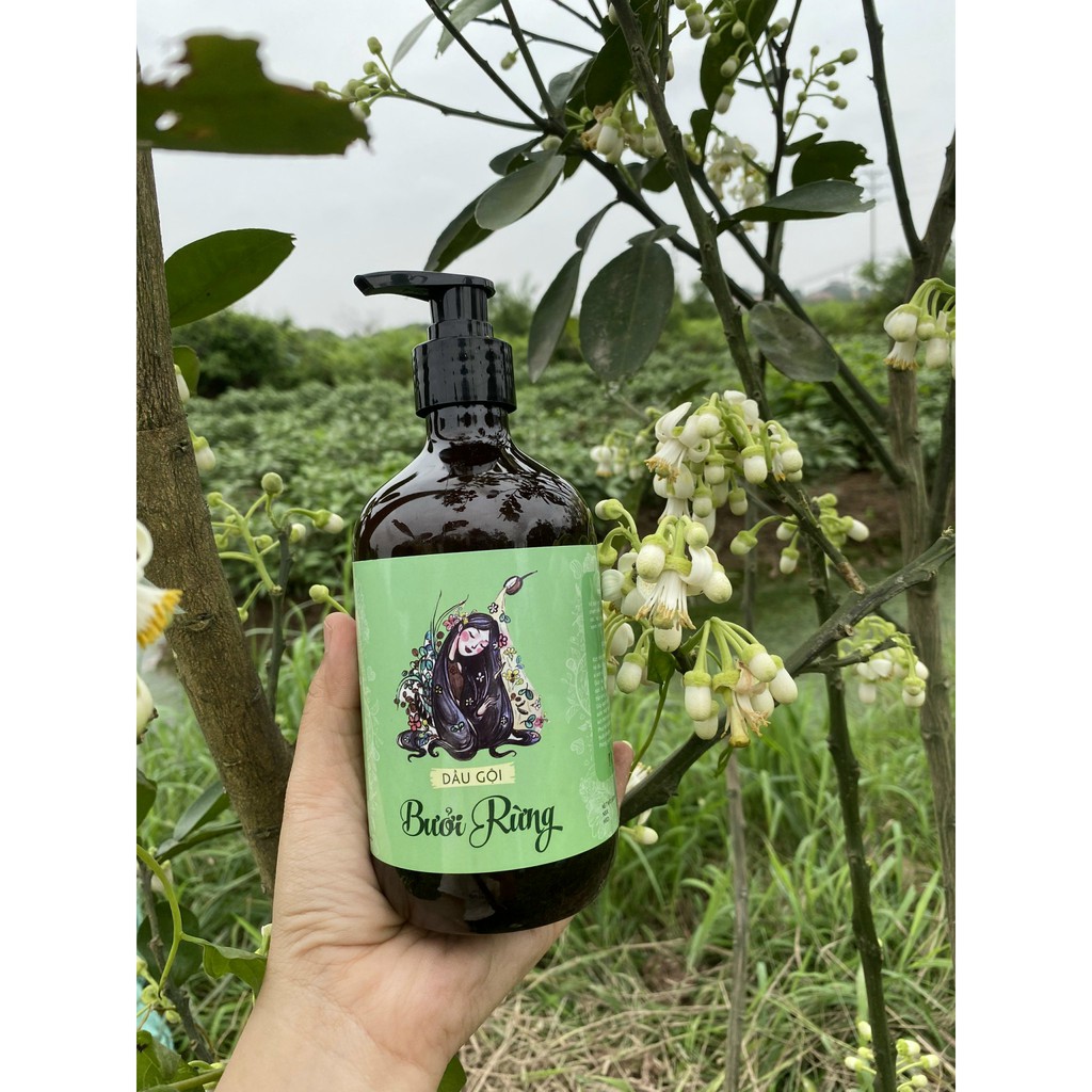 Dầu gội bưởi rừng Mộc Nhan dưỡng tóc suôn mượt 500ml
