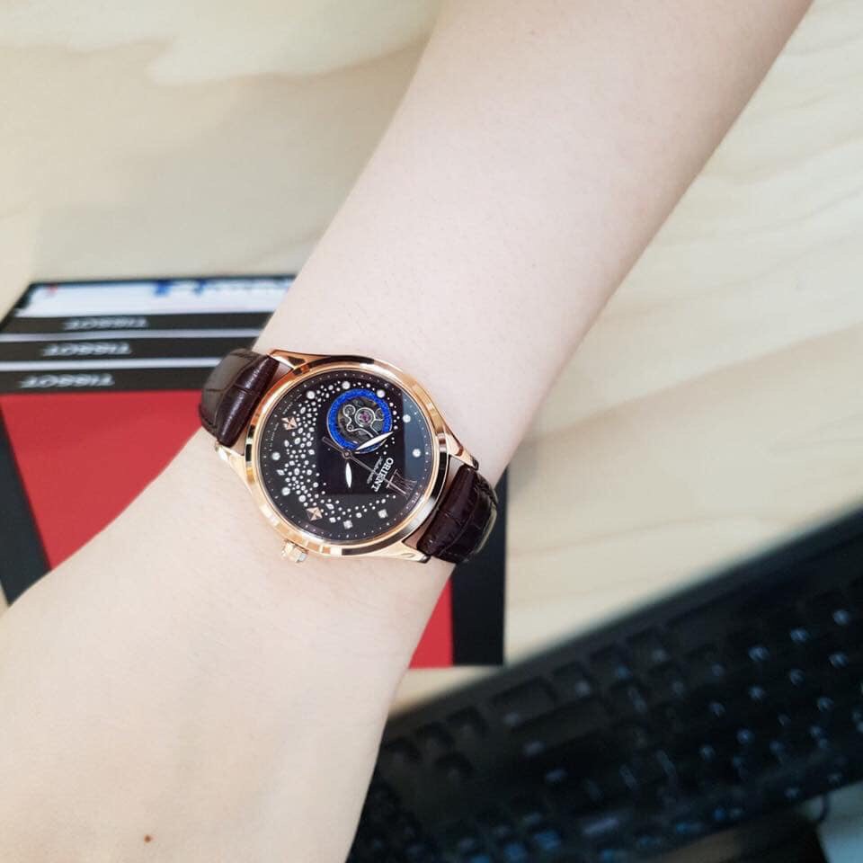 Đồng hồ nữ chính hãng Orient RA-AG0017Y10B - Máy Automatic - Kính Sapphire - Dây da