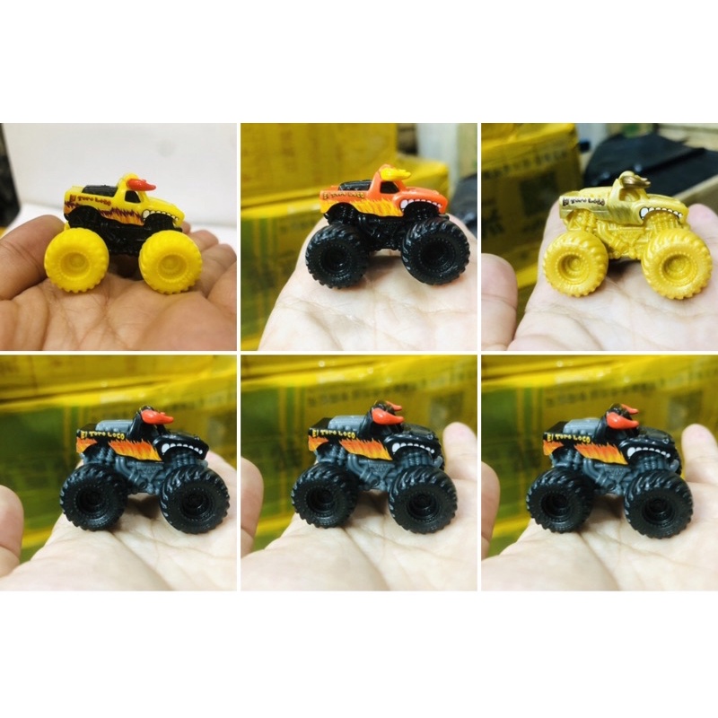 Set 40 xe, 30 xe và 10 xe Monster Jam mini tỉ lệ 1:87 khác nhau