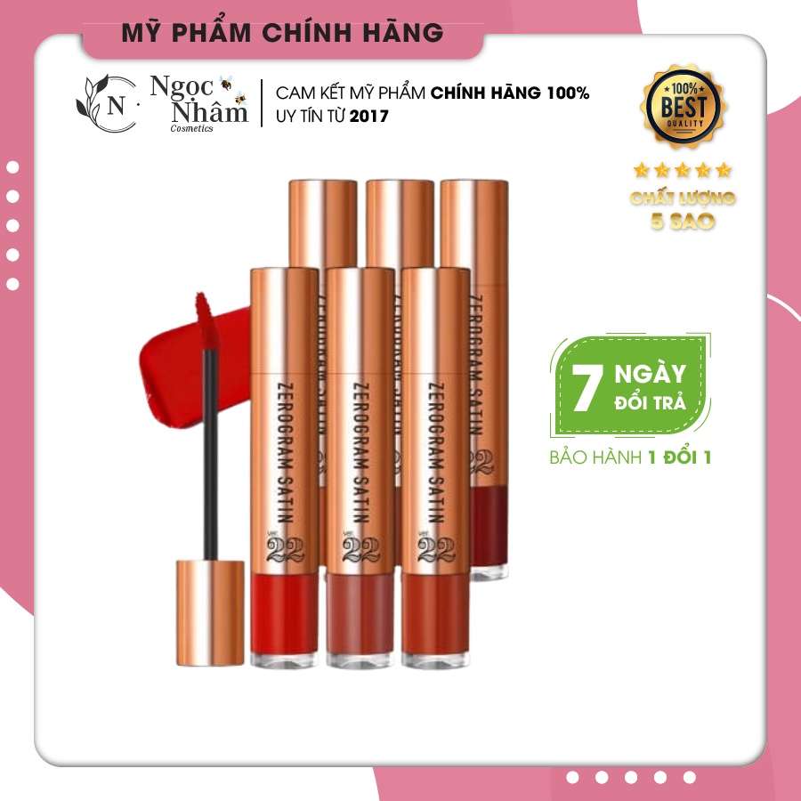 [ 2021] Son Kem Lì Chosungah 22 Zerogram Satin Velvet Lip Tint | BigBuy360 - bigbuy360.vn