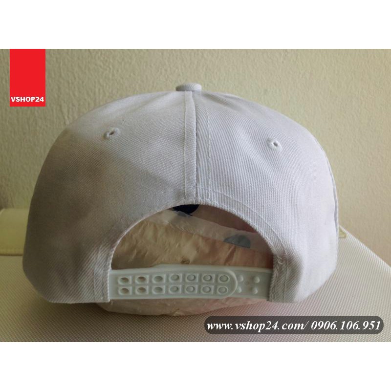 MŨ SNAPBACK KPOP SAO PREMIER TRẮNG 07