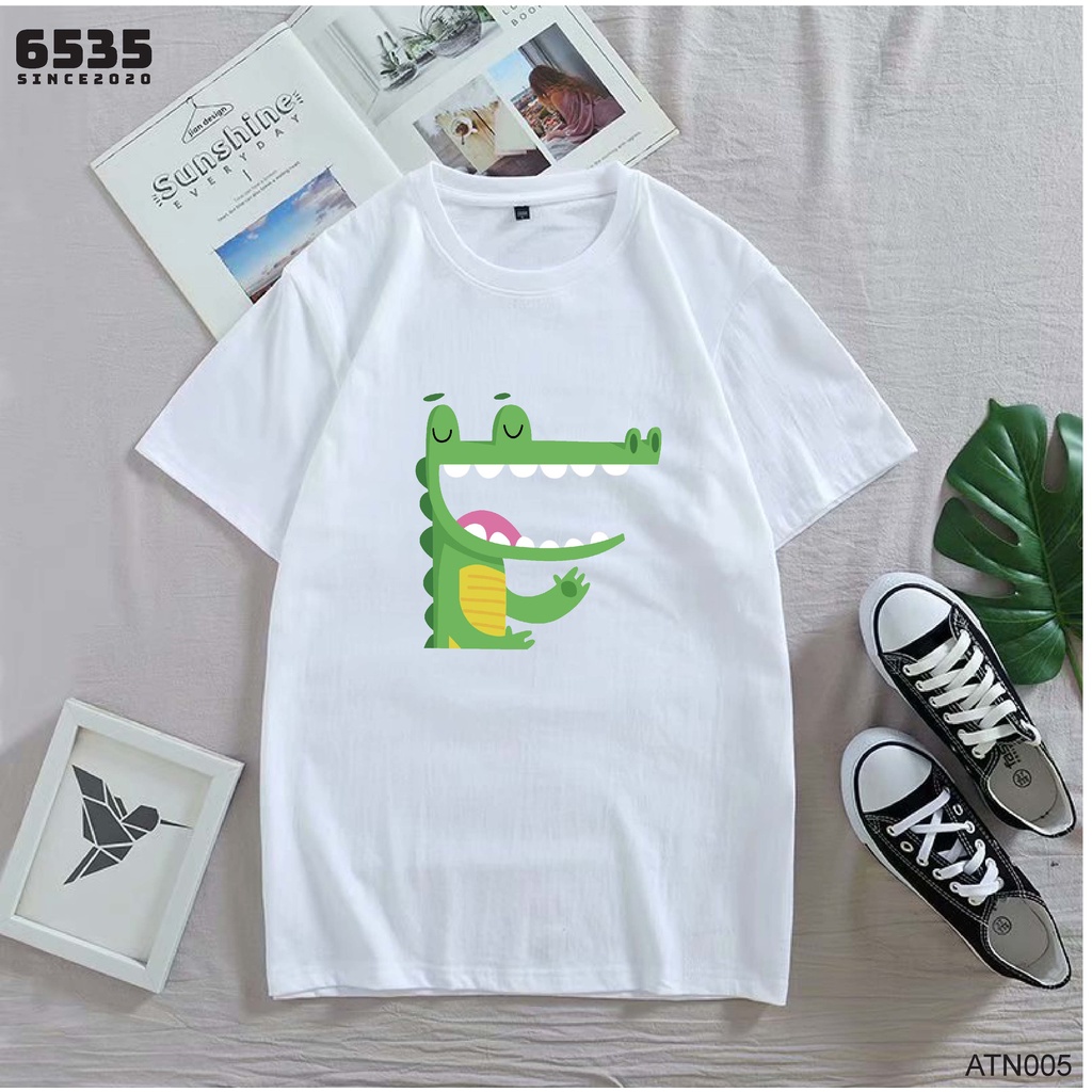 Áo thun tay lỡ vải Cotton form rộng oversize-ATN005