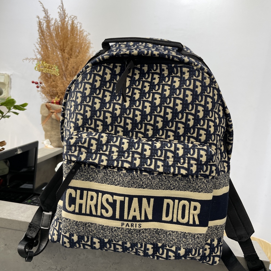 Balo thời trang Dior họa tiết LA fullbox