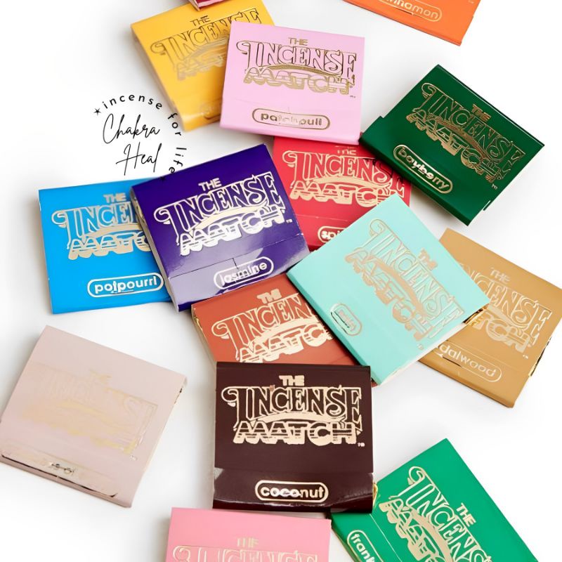 Diêm Hương The Incense Matches - Thảo Mộc Thơm Thanh Tẩy Phù Hợp Cho Không Gian Nhỏ Gọn- CHAKRA HEAL INCENSE