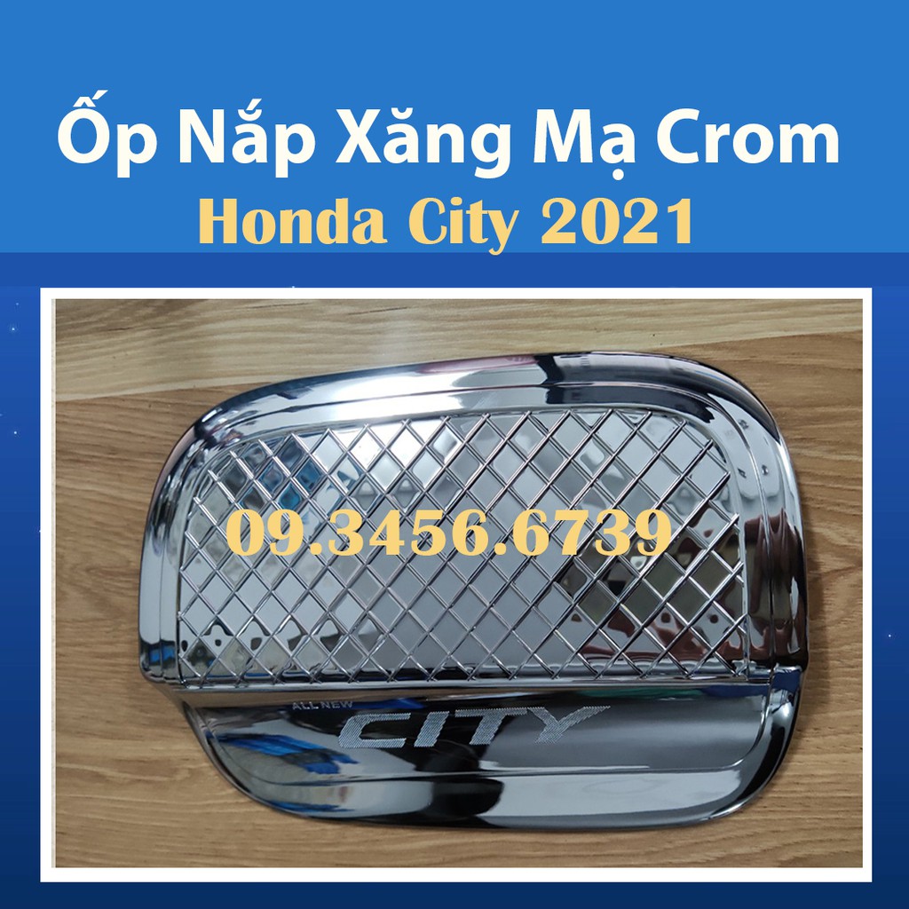 Ốp Nắp Bình Xăng xe Honda City 2021 Cao cấp