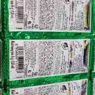 2 Dây dầu gội clear bạc hà 10 gói× 6ml