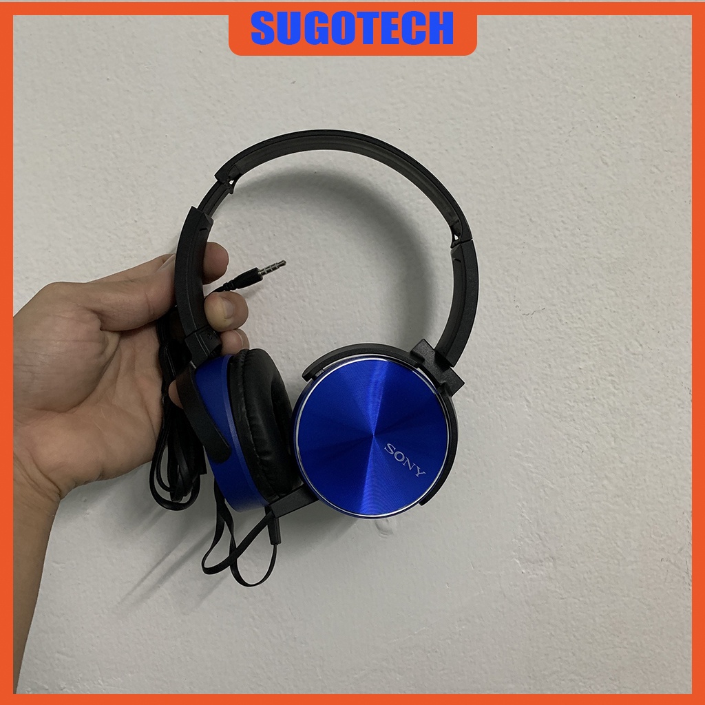 Tai nghe chụp tai, tai nghe Sony head phone XB450AP chống ồn bass cực mạnh bảo hành 12 tháng