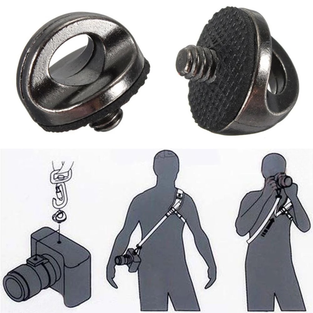 Camera 1/4&amp;quot; Đai Đeo Vai Gắn Ốc Vít Cho Máy Ảnh SLR DSLR