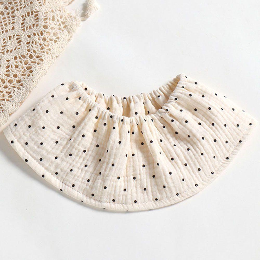Yếm Ăn Bằng Cotton Họa Tiết Hoa Xinh Xắn Cho Bé