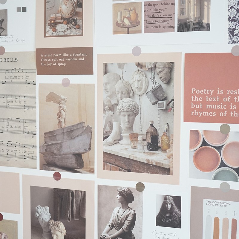 Ảnh trang trí poster dán tường hình decor vintage aesthetic retro postcard bưu thiếp tranh giấy treo phòng ngủ bàn học | BigBuy360 - bigbuy360.vn