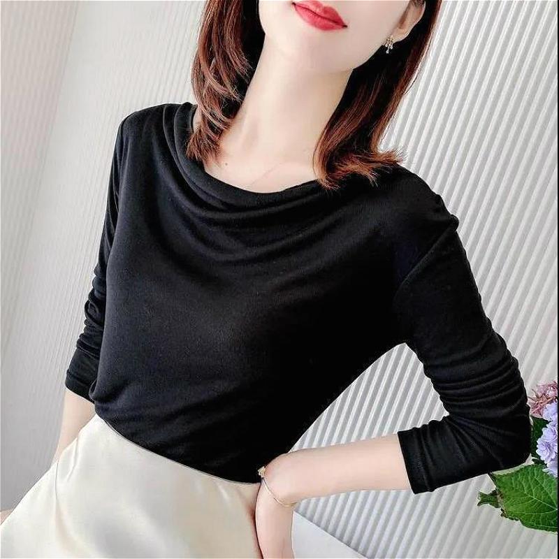 Áo nữ tay dài màu trơn thời trang trẻ trung