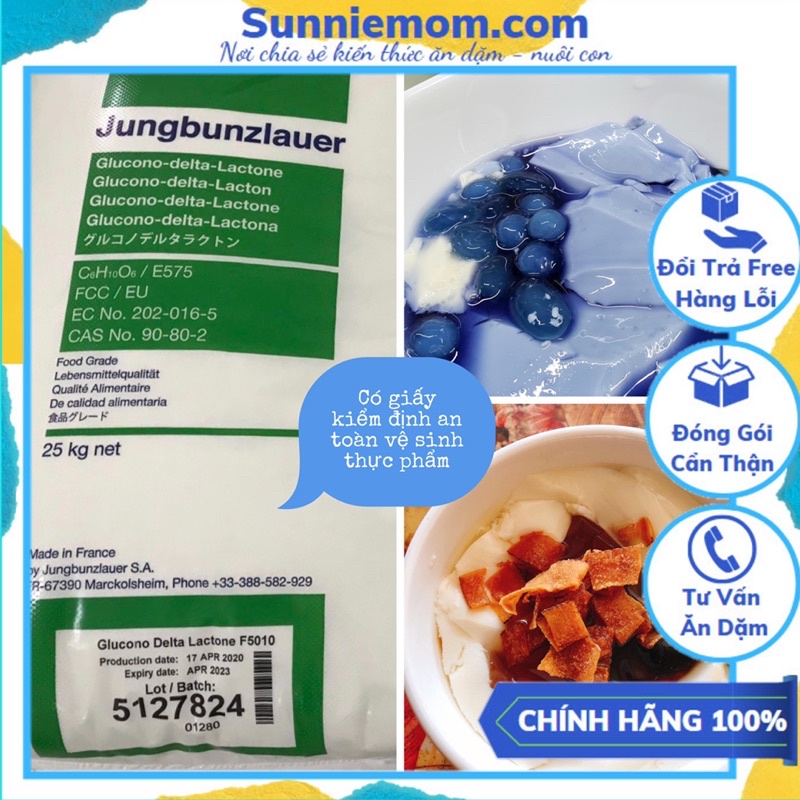 [Mã 229FMCGSALE giảm 8% đơn 500K] [giá rẻ nhất] Đường nho pháp jungbunzlaue làm tào phớ , Đậu hũ chia lẻ