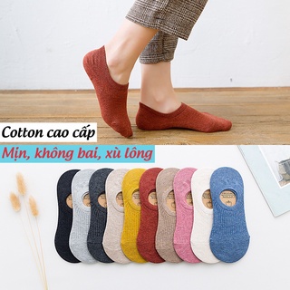Combo tất ngắn nam Hàn Quốc set tất vớ cổ ngắn dày cho cả nam và nữ cute - T12
