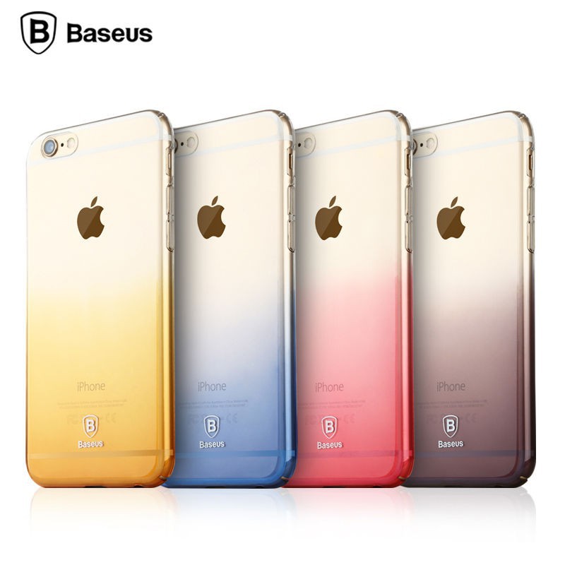 [FREESHIP 99k cho Hà Nội và TP. HCM] Ốp Iphone trong suốt đổi màu Chính hãng BASEUS glaze case