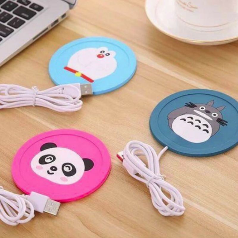 🍷🍷🍷ĐẾ LÓT LY GIỮ NHIỆT SILICONE USB🥤🥤🥤