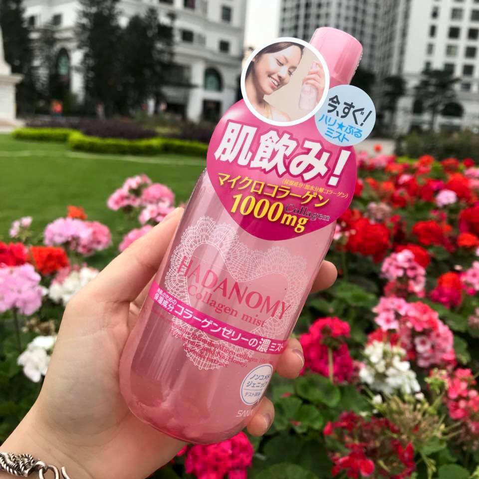 Nước hoa hồng HADANOMY Nhật Bản dạng xịt Colagen mist 250ml