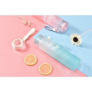 Bình nước thủy tinh Hello Master 480ml