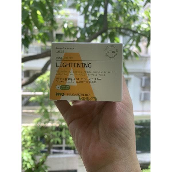 Kem Peel Hoạt Chất Vitamin A 5% Innoaesthetics Inno LIGHTENING- Tái Tạo Đều Màu Da Giảm Mụn, Ngừa Thâm Mụn