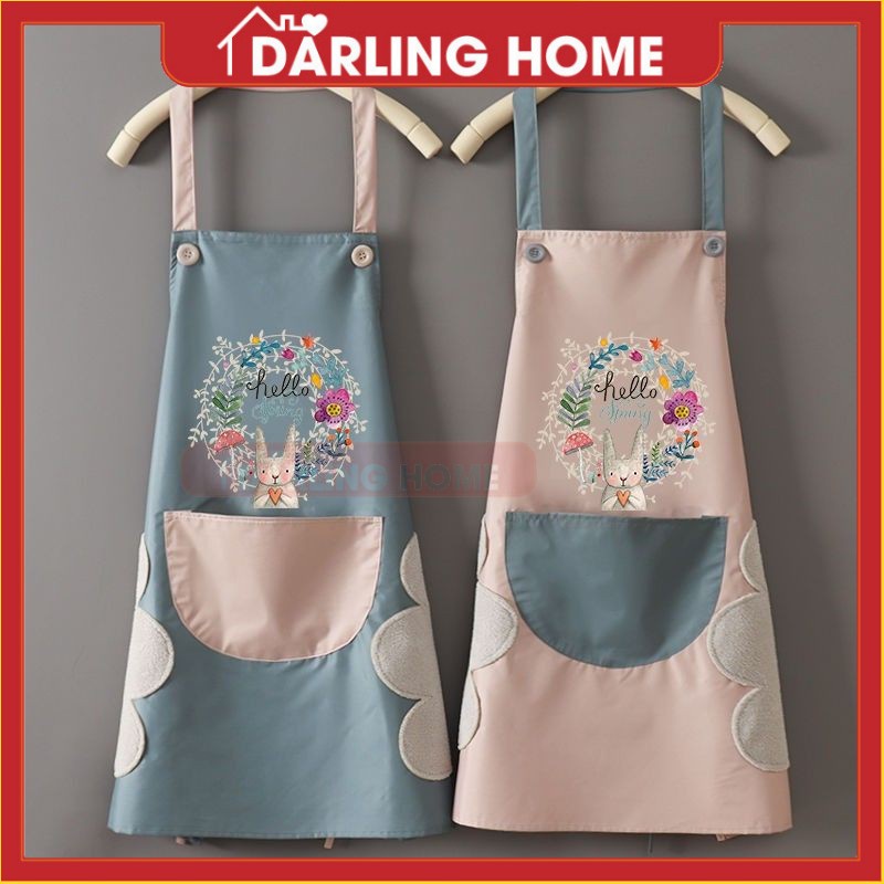 [VIP] Tạp Dề Nấu Ăn Hoạ Tiết Hoa Xinh Xắn