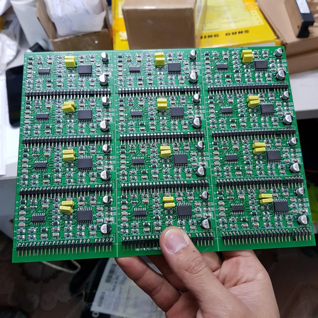 Bo mạch máy hàn điện tử IC 3846  TL 084  24 chân