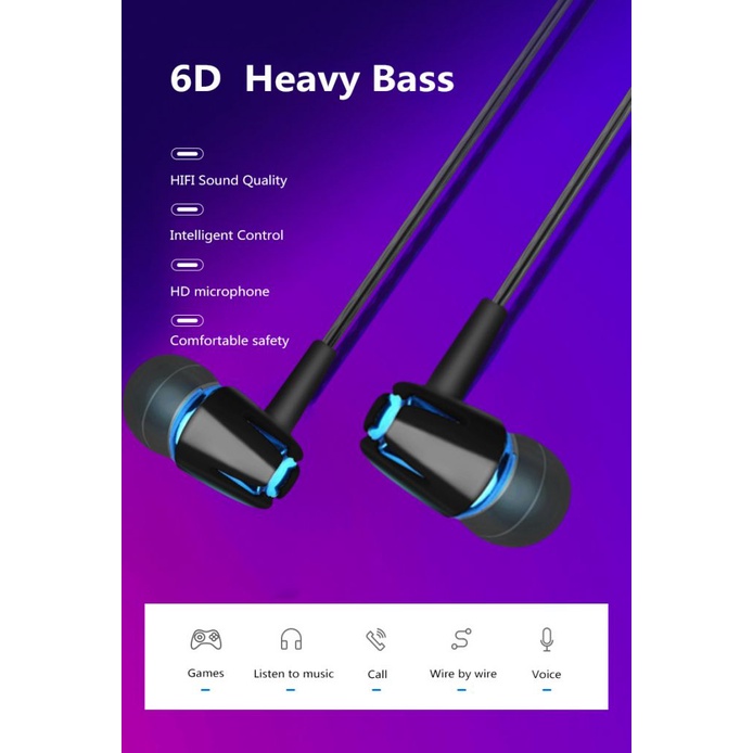 Có Dây Bass Tai Nghe Tai Nghe Gaming Chụp Tai Chống Ồn Tai Nghe Chơi Game Có Mic Tai Nghe Nhét Tai Dành Cho Android Ios