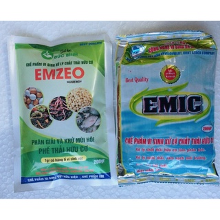 Chế phẩm vi sinh emzeo, emmic - ủ em ( sét 2 gói