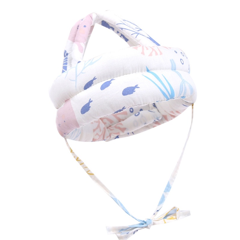 Mũ bảo hiểm an toàn chống va chạm bằng cotton cho em bé